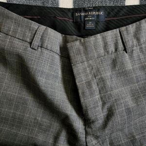 Women's Banana Republic Martini Fit Grey Slacks
